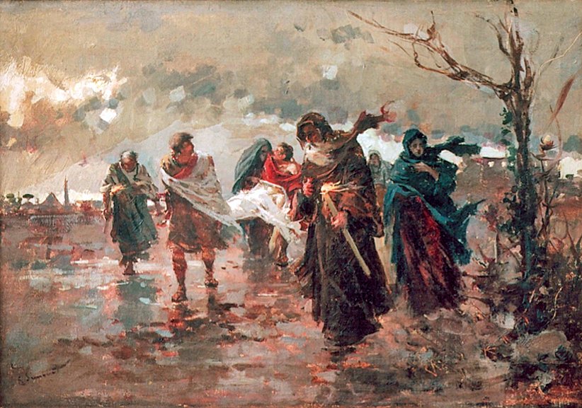 Pohřeb svatého Vavřince Pohřeb svatého Vavřince od Enrique Simonet