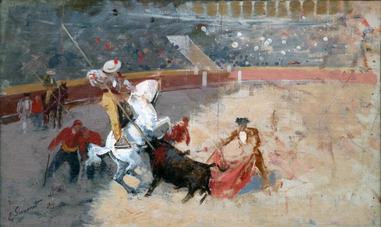  La suerte de varasTřetí první fáze býčích zápasů ve španělském stylu od Enrique Simonet