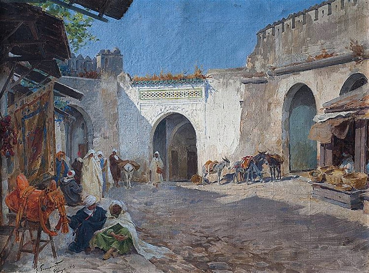 Trh Mercado de Tanger Tangier od Enrique Simonet