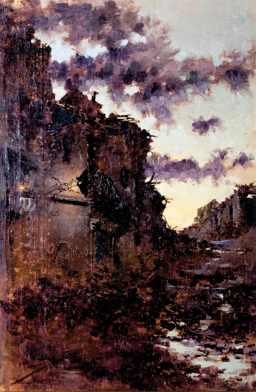 Terremoto en Malaga Malaga zemětřesení od Enrique Simonet