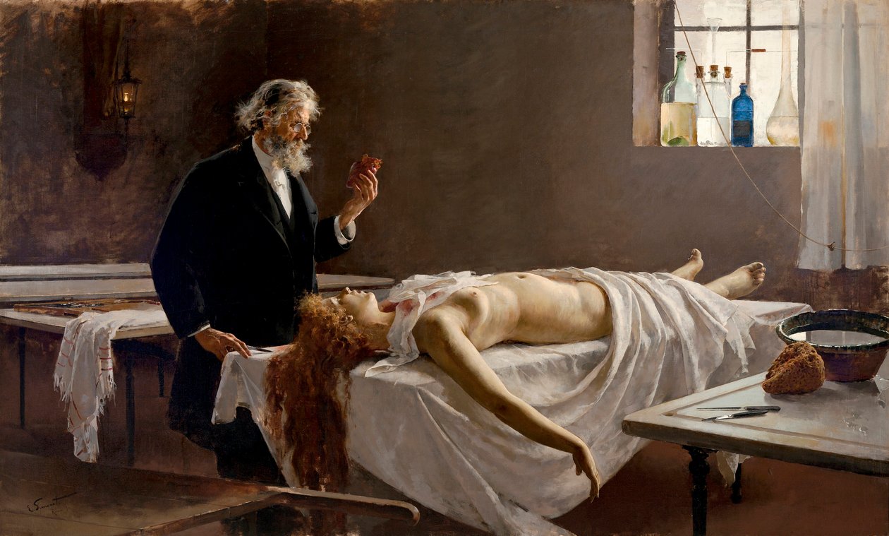 Anatomie srdce; A ona měla srdce !; Pitva od Enrique Simonet