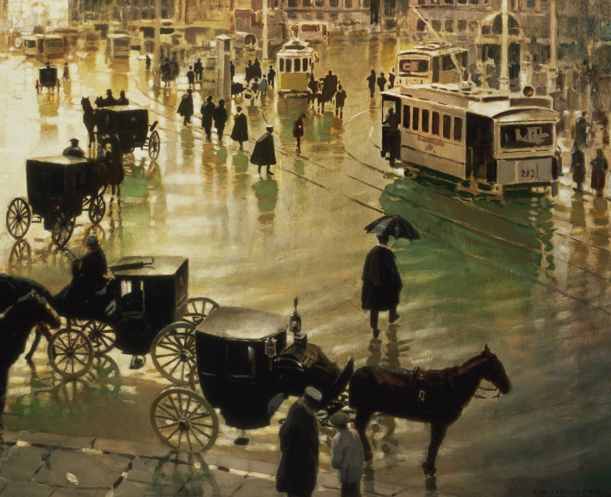 Puerta del Sol, Madrid od Enrique Martinez Cubells y Ruiz