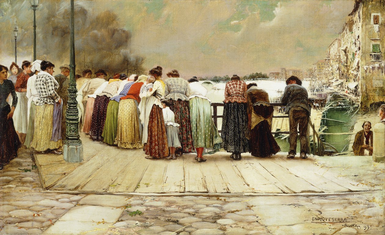 Na mostě, 1893 od Enrique Serra