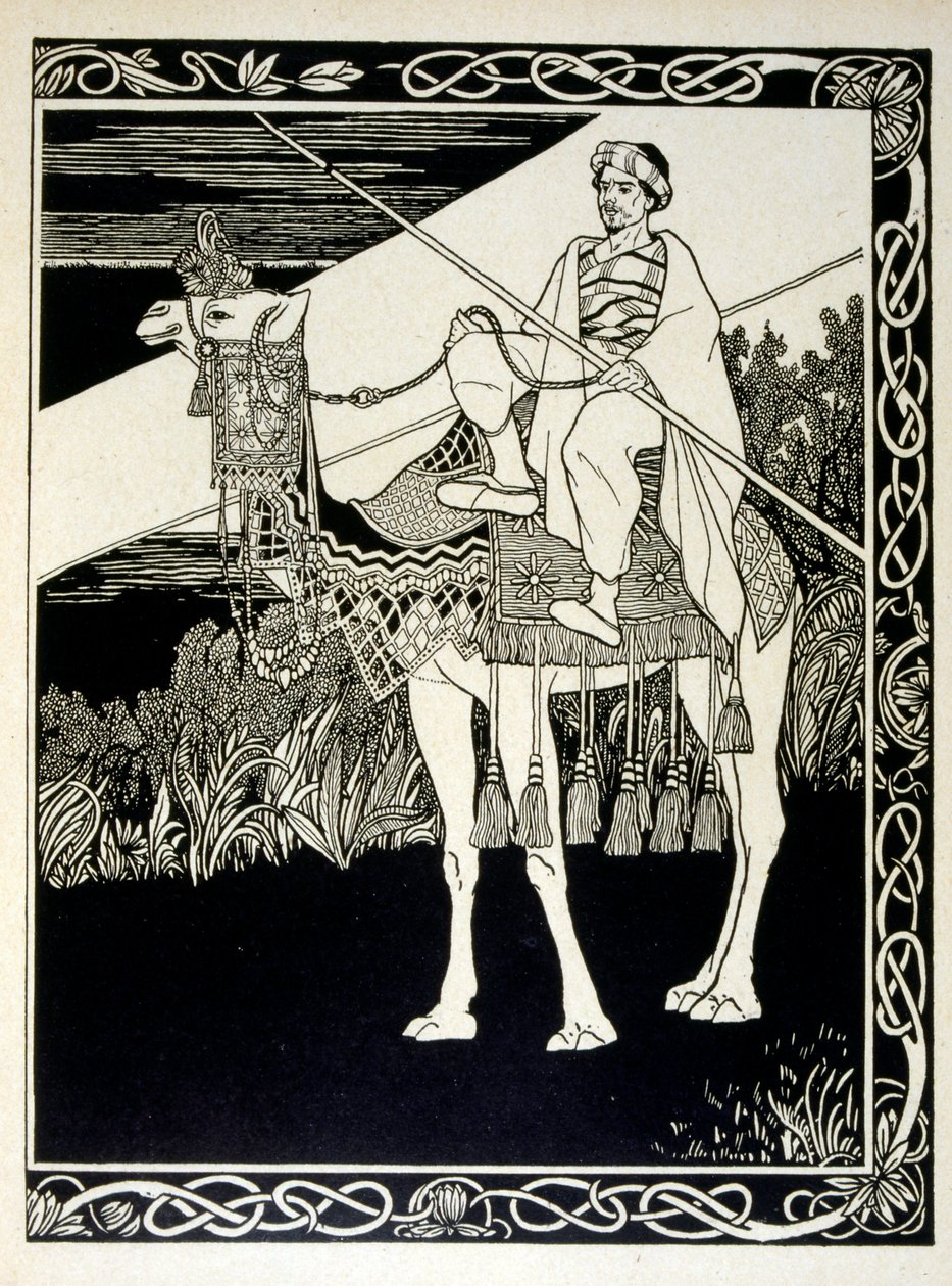 Enak before Gemorrhe (Gomorrah), z knihy Judah ilustrované Ephraim Moses Lilien (1874-1925). Lilian je považován za otce sionistické ikonografie vytvořené ve stylu Jugendstil (německá secese). Ilustroval 