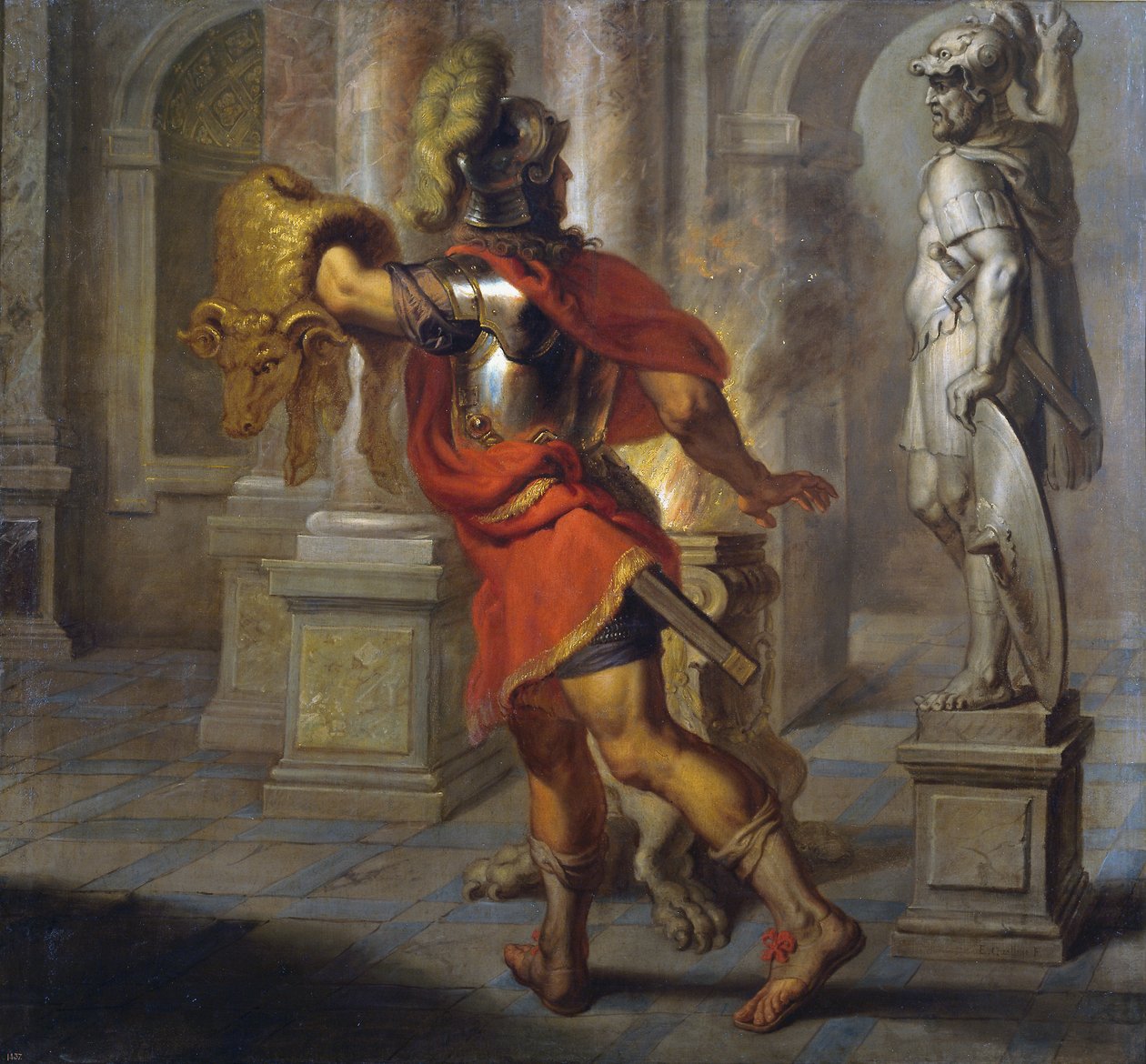 Jason se zlatým rounem od Erasmus Quellinus II