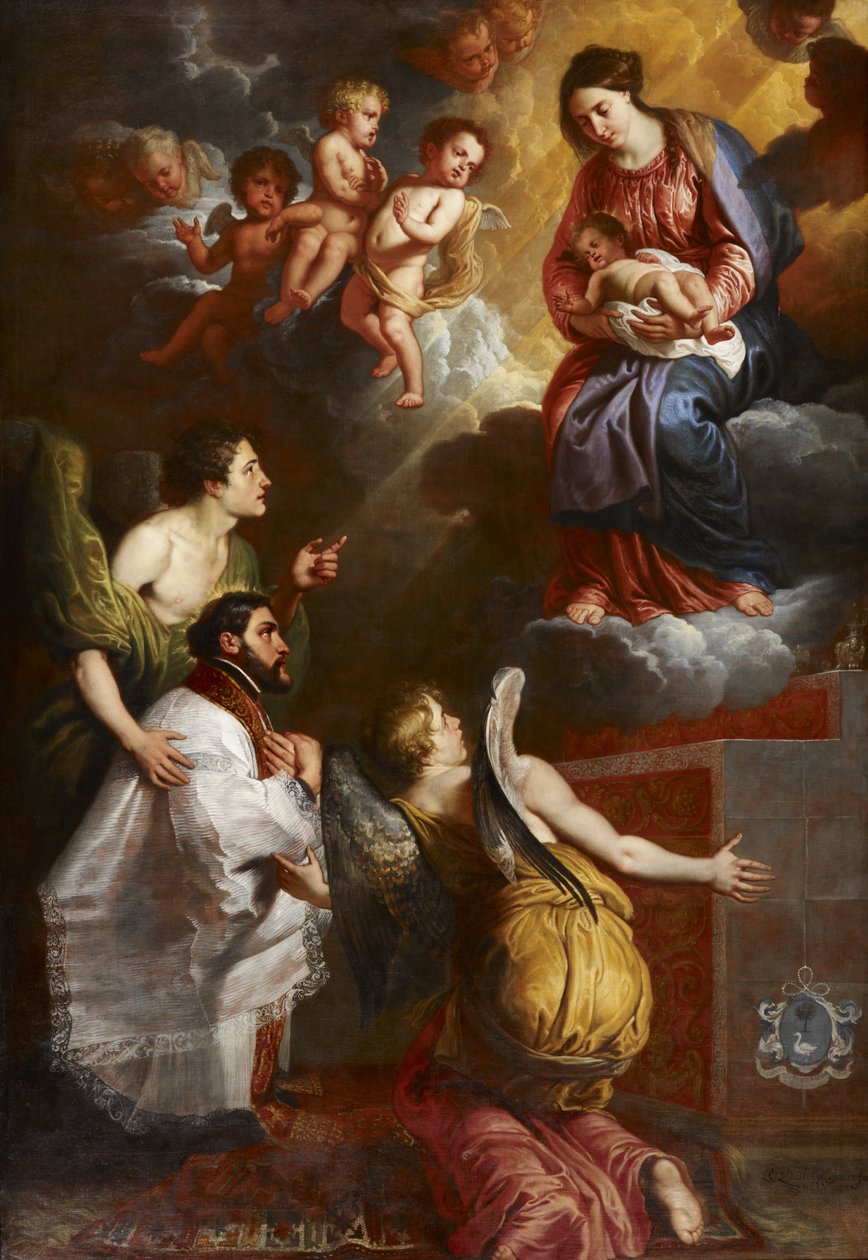 Vize svatého Františka Xaverského od Erasmus Quellinus