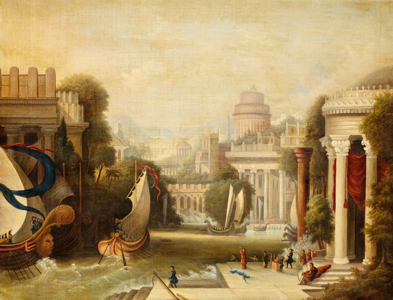 Nalodění Odyssea, 1842-50 od Erastus Salisbury Field