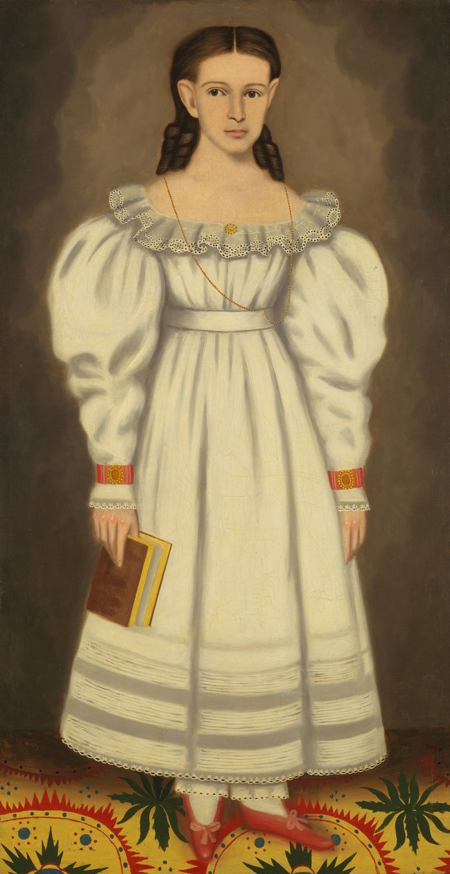 Dívka z rodiny Bangs-Phelps, ca. 1848. od Erastus Salisbury Field