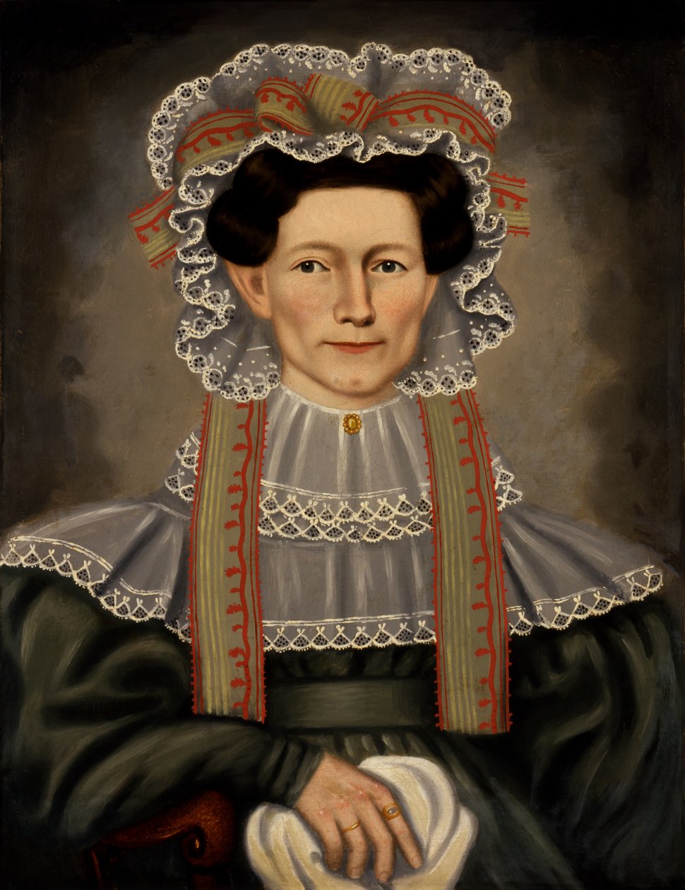 Lady of Squire Williams House, ca. 1829. od Erastus Salisbury Field