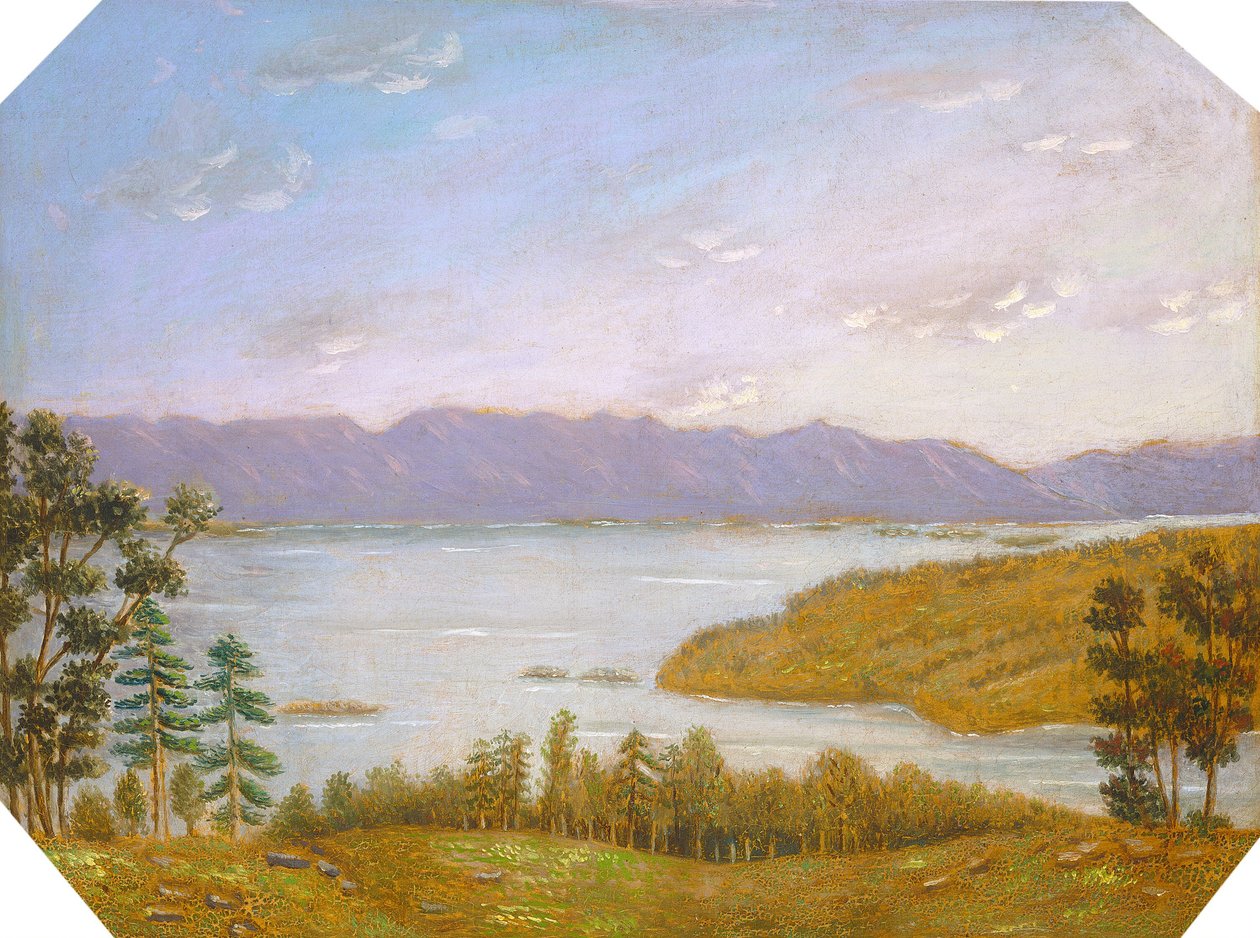 Leverett Pond, c. 18601880. od Erastus Salisbury Field