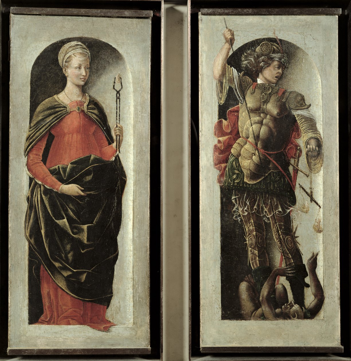 St. Apollonia a St. Michael, c.1473 od Ercole de Roberti