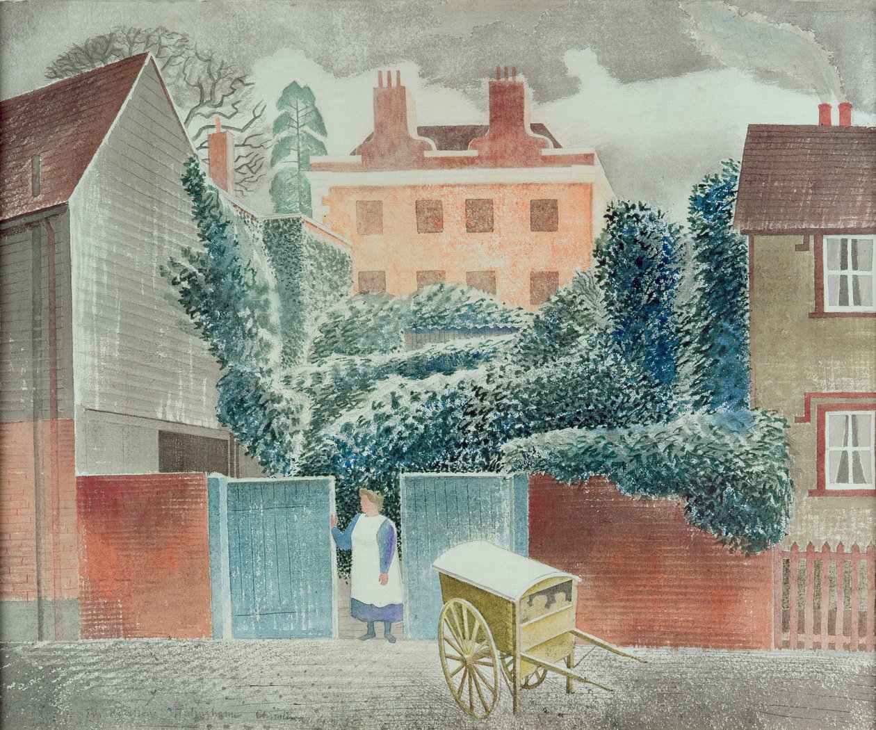 Pekařský vozík od Eric Ravilious