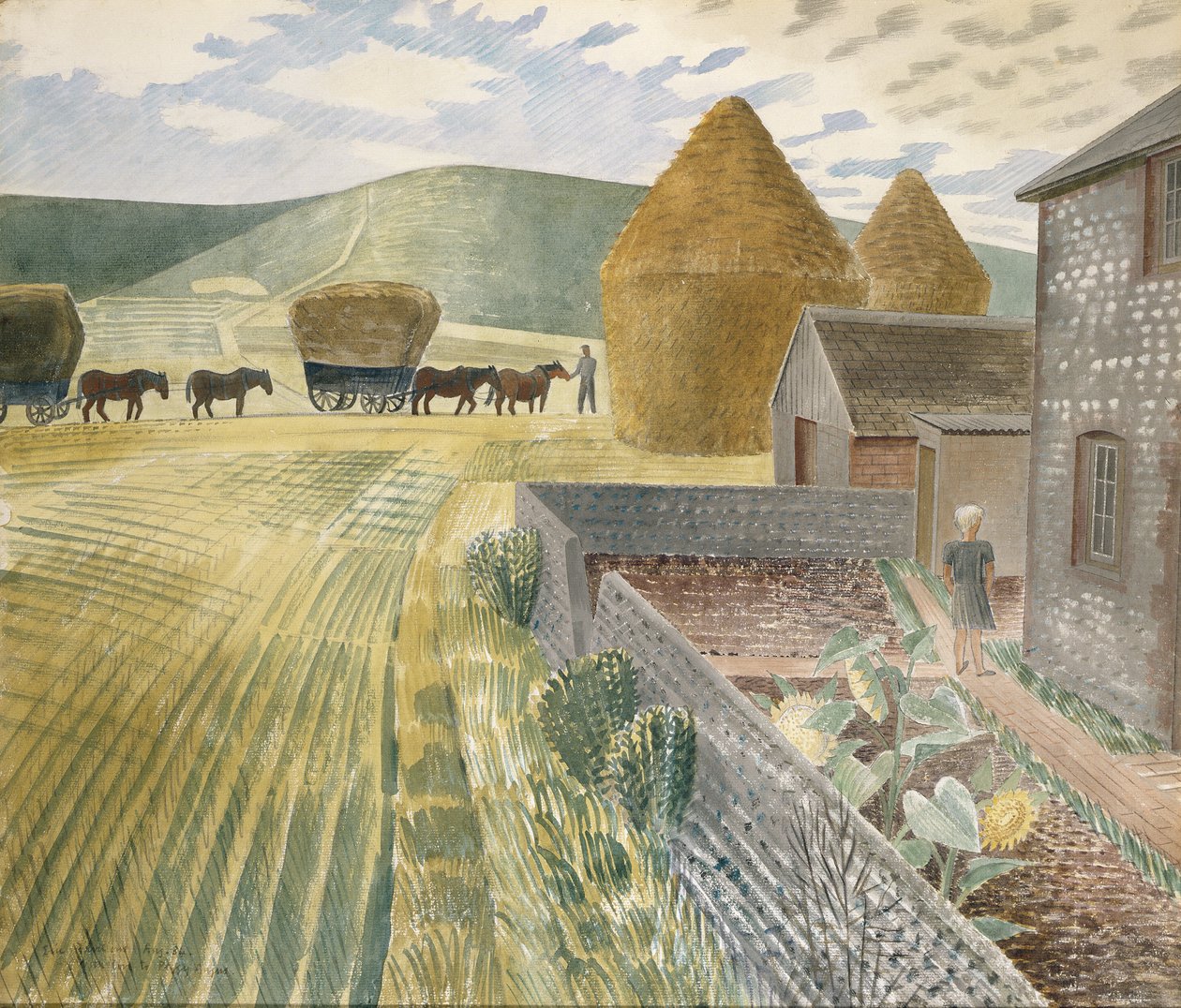 Furlongs od Eric Ravilious