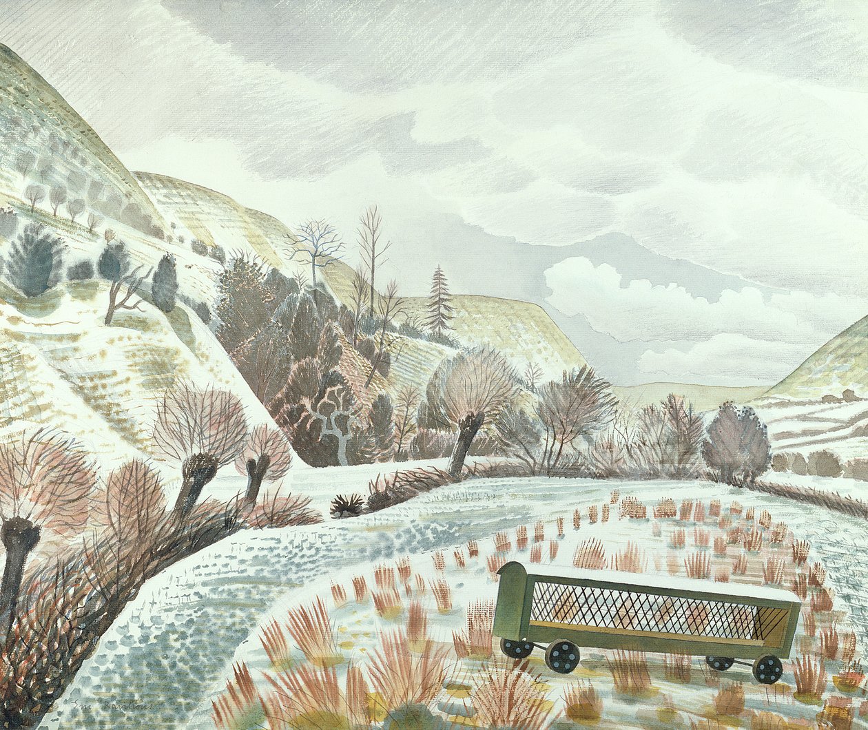 Nový rok sníh, 1935 od Eric Ravilious