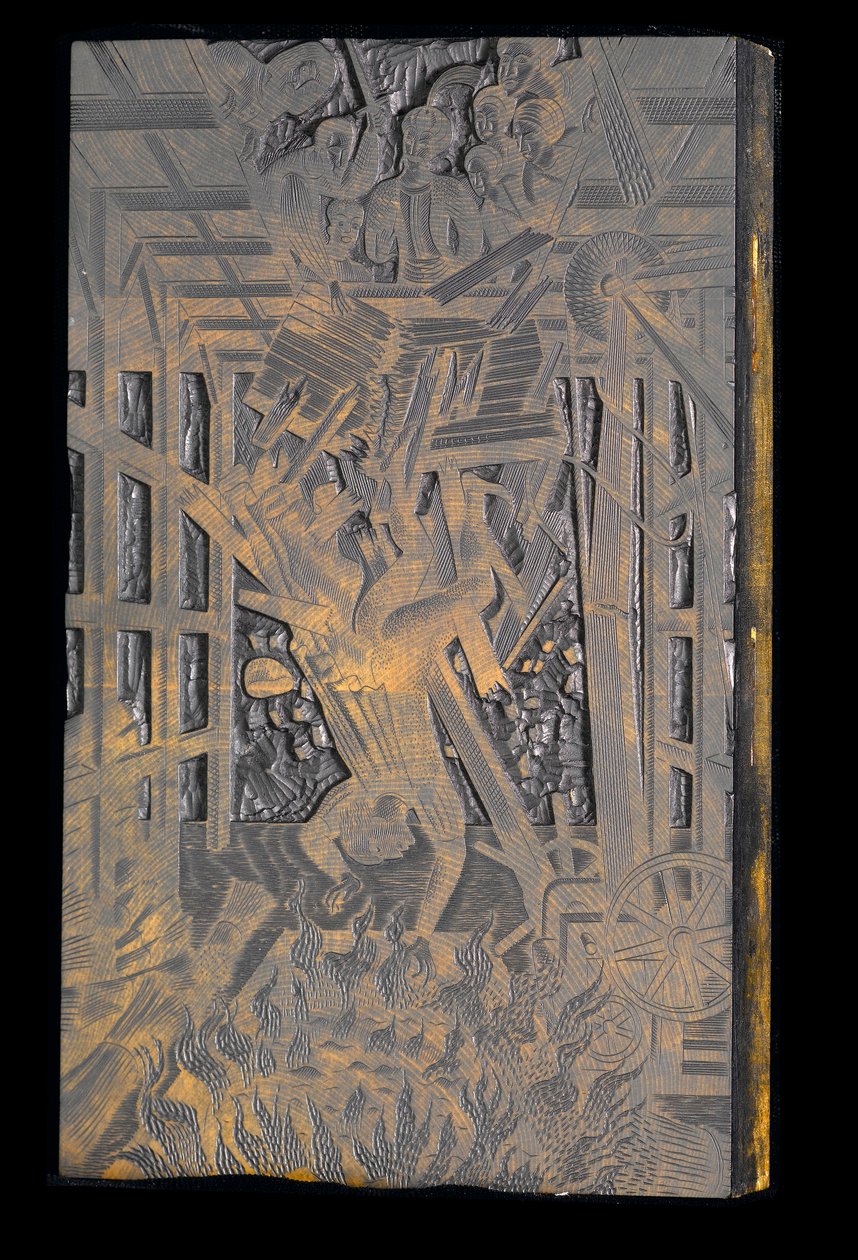 Slavná tragédie bohatého žida z Malty, 1933 (dřevo) od Eric Ravilious