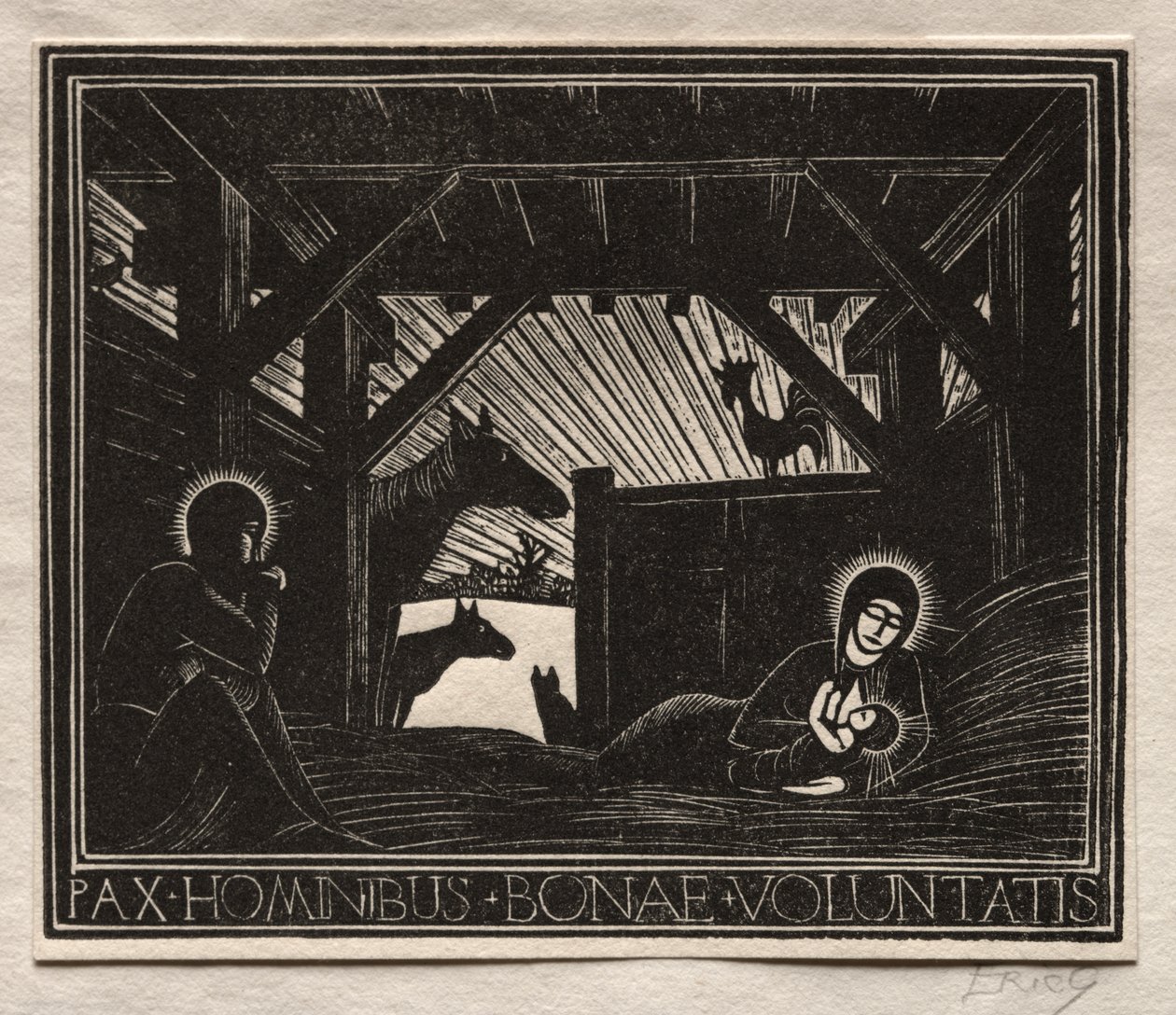 Vánoční dárky: Svítání od Eric Gill