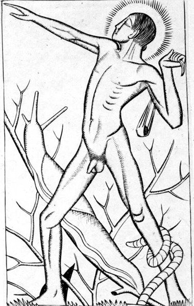 David, ilustrace z Gill