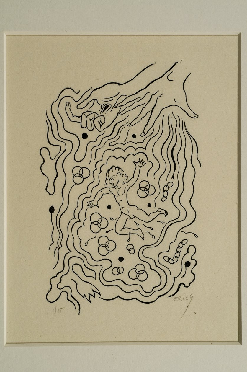 Jsem malý svět (dřevoryt) od Eric Gill