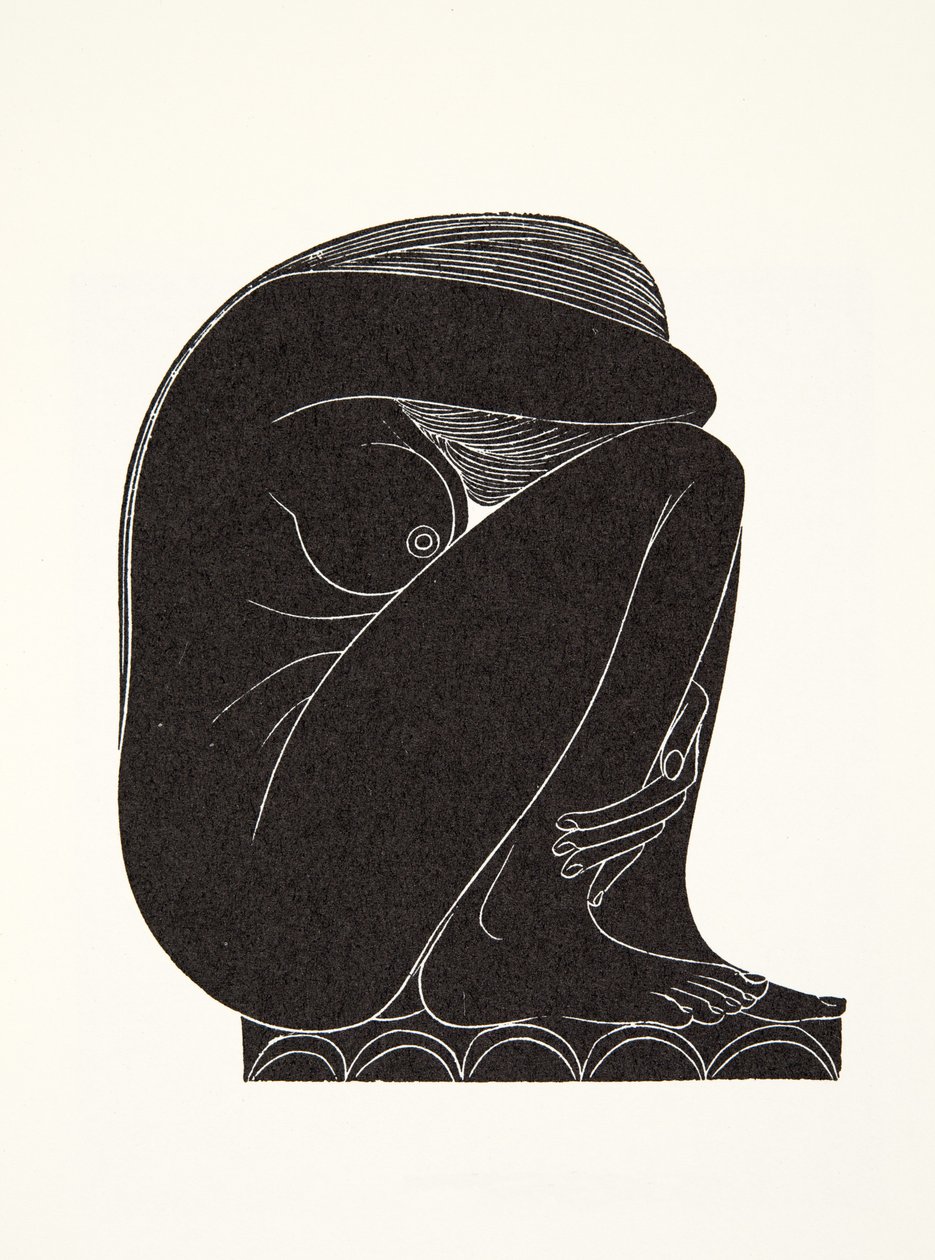 Na dlaždicích od Eric Gill