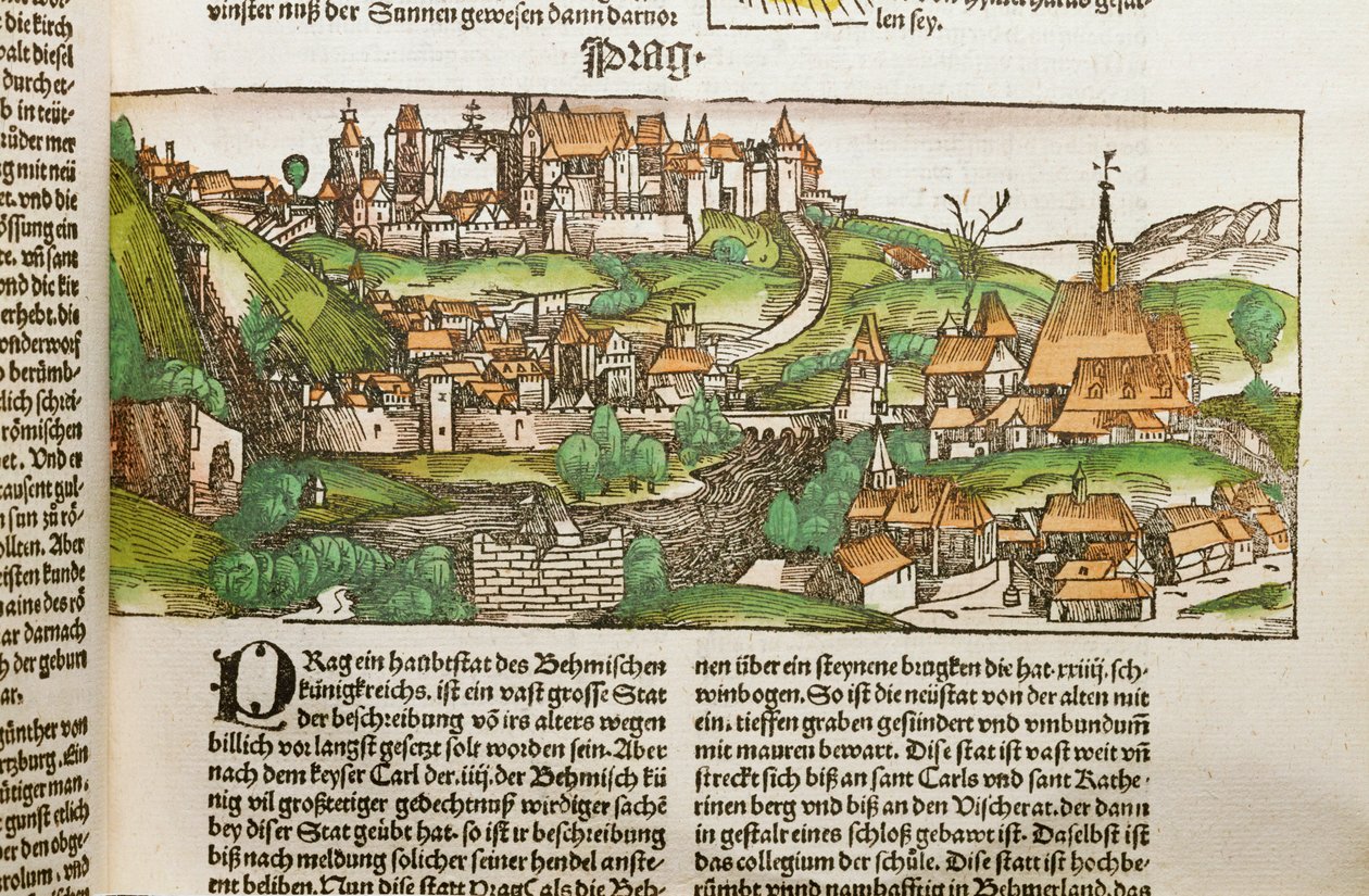 Pohled na Prahu od Erich Lessing