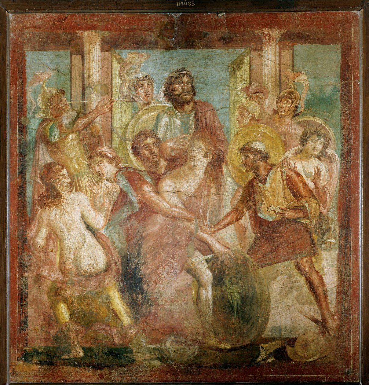 Odysseus objevil Achilla mezi Lykomedovými dcerami na Skyrosu. od Erich Lessing