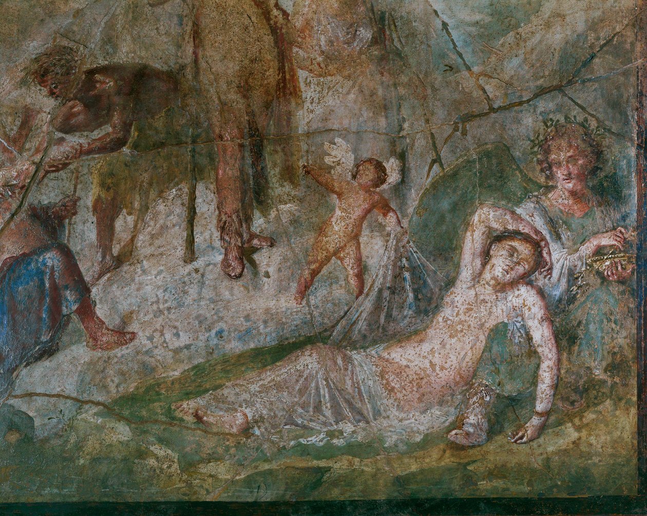 Ariadna a Dionýsos na ostrově Naxos od Erich Lessing