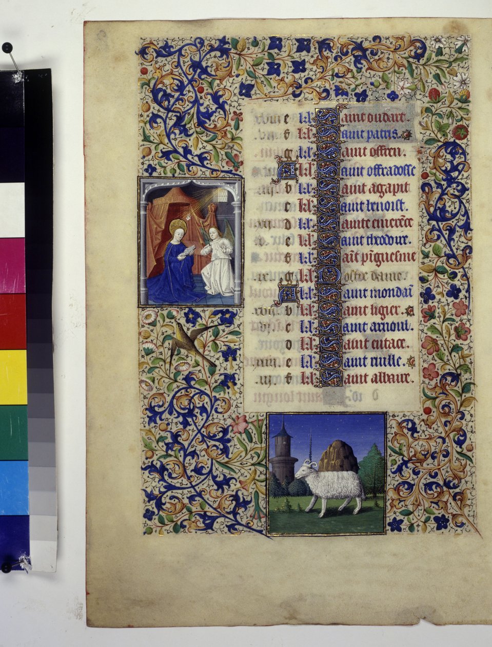 Celá stránka: stránka kalendáře na březen od Erich Lessing