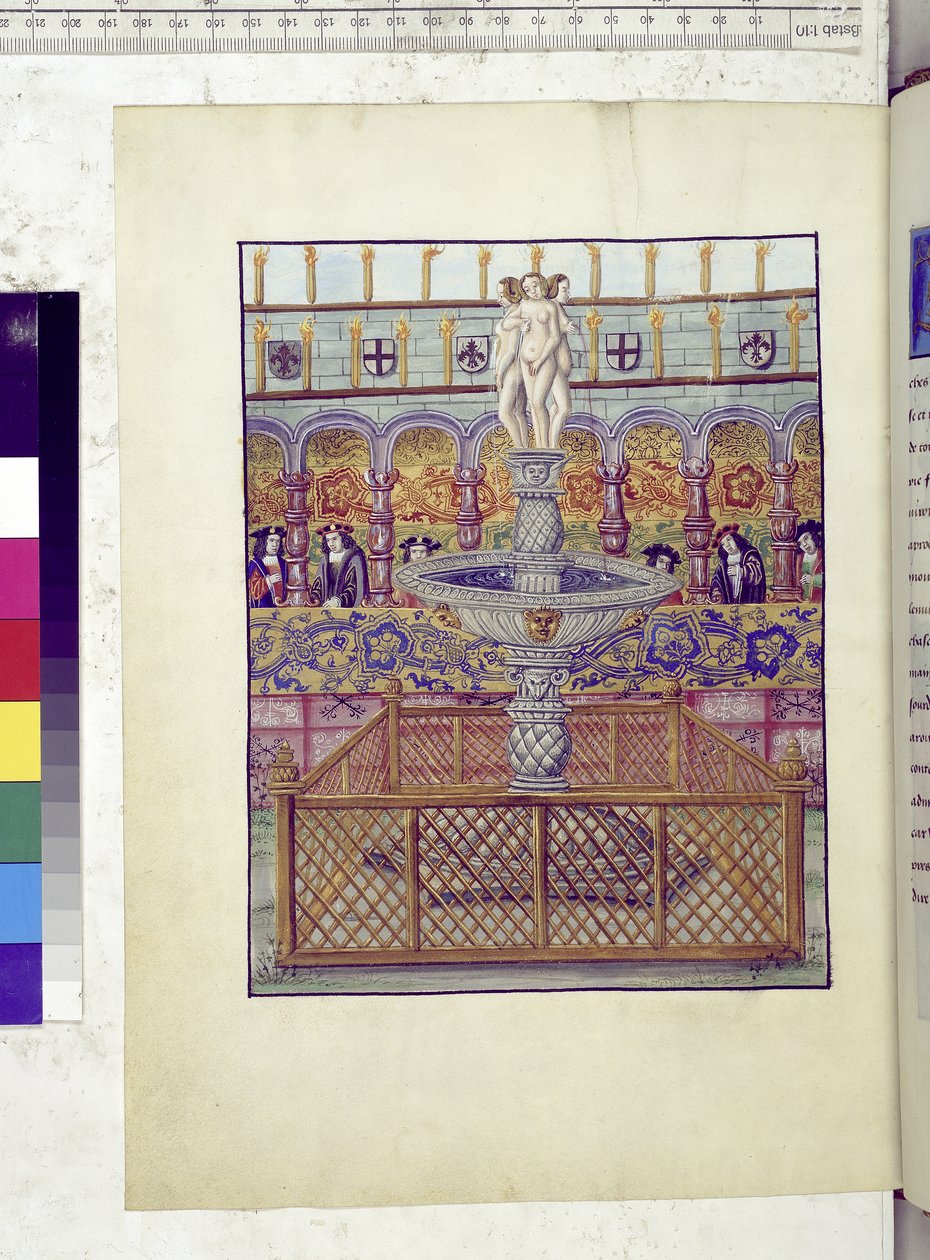 Celá strana: vyobrazení fontány od Erich Lessing