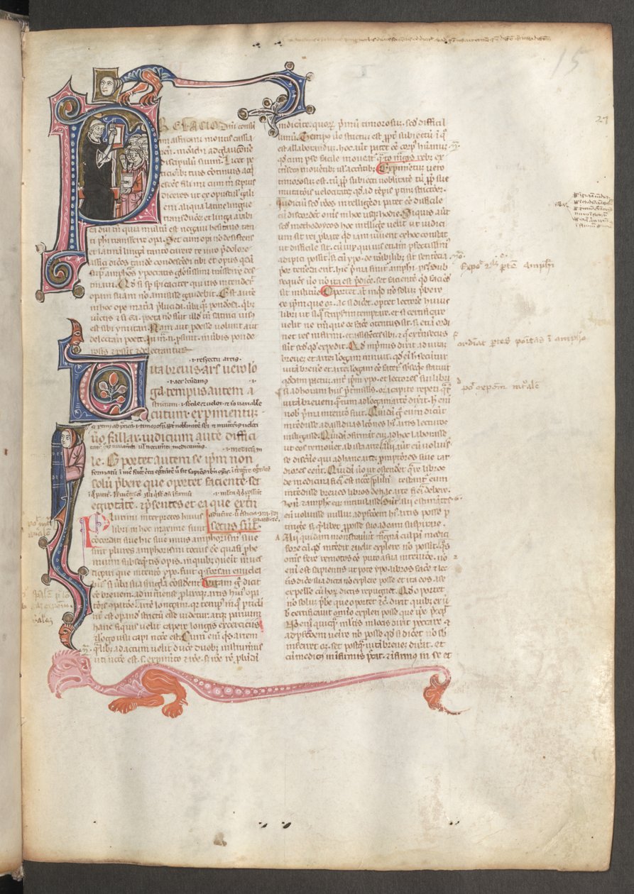 Celá strana: text a historizující iniciály od Erich Lessing