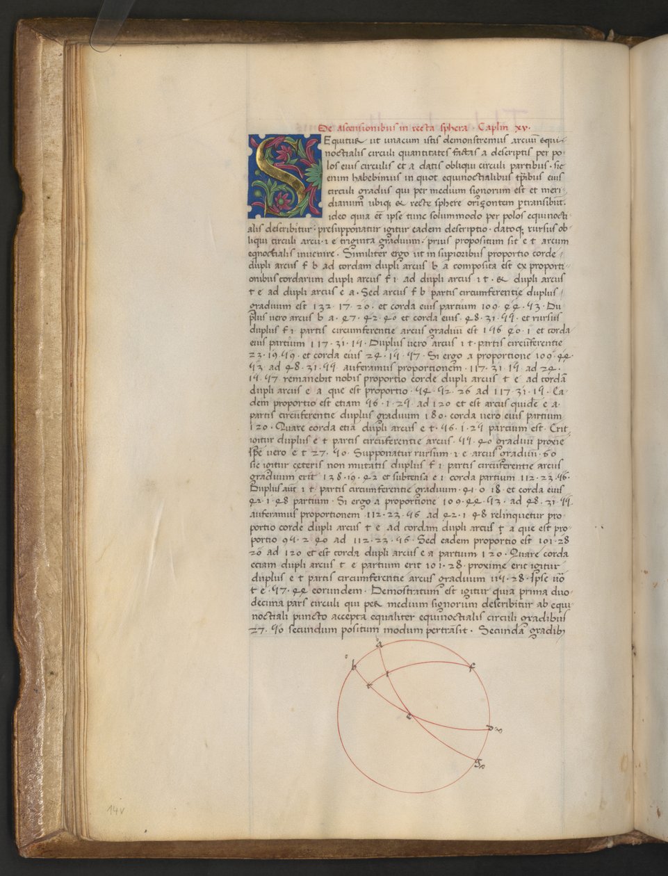 Celá strana: text s iniciálou "S"... od Erich Lessing