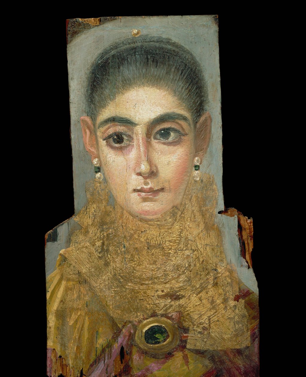 Pohřební portrét ženy z Antinopolis ... od Erich Lessing