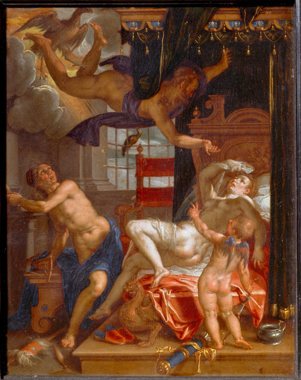 Jupiter vstoupí do Daniny ložnice... od Erich Lessing