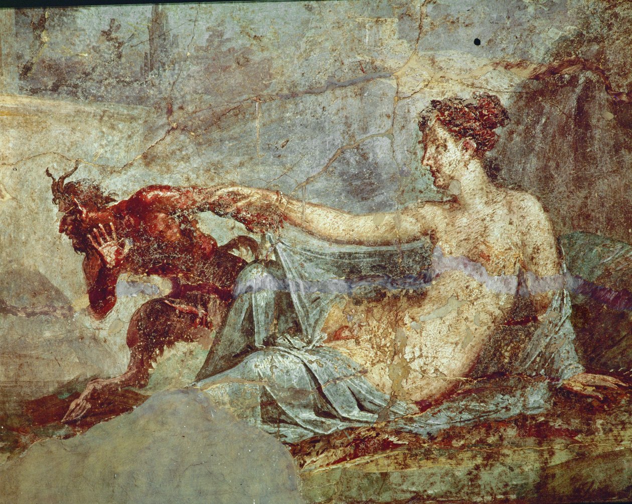 Pan prchá před hermafroditem od Erich Lessing