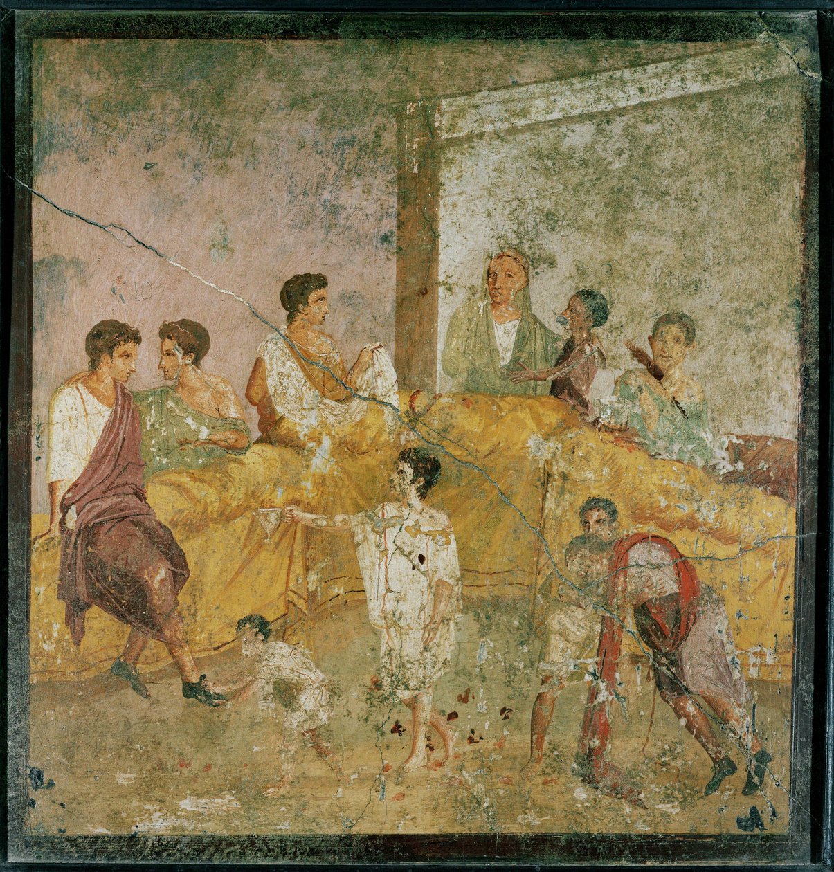 Lidé jedí a pijí od Erich Lessing