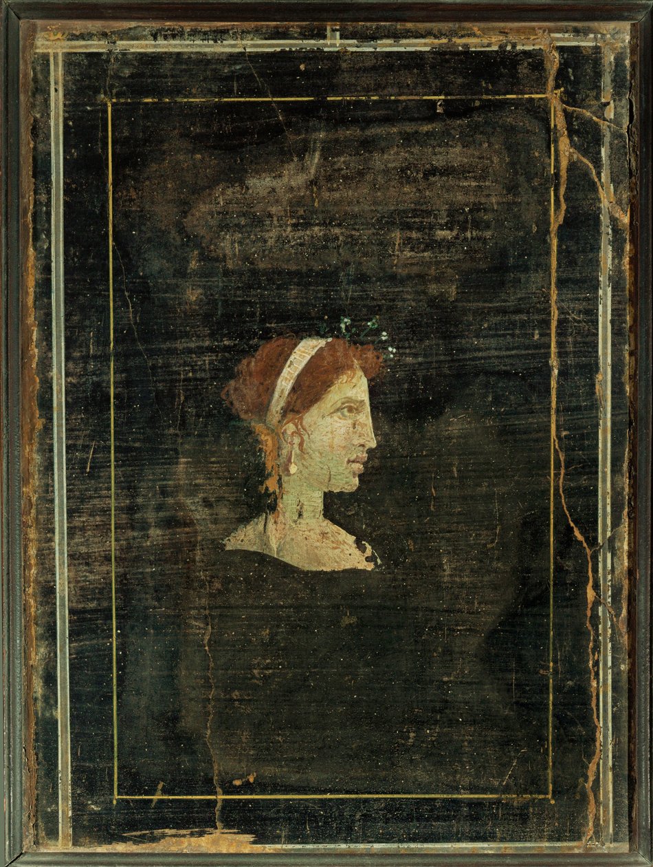 Portrét mladé dámy od Erich Lessing