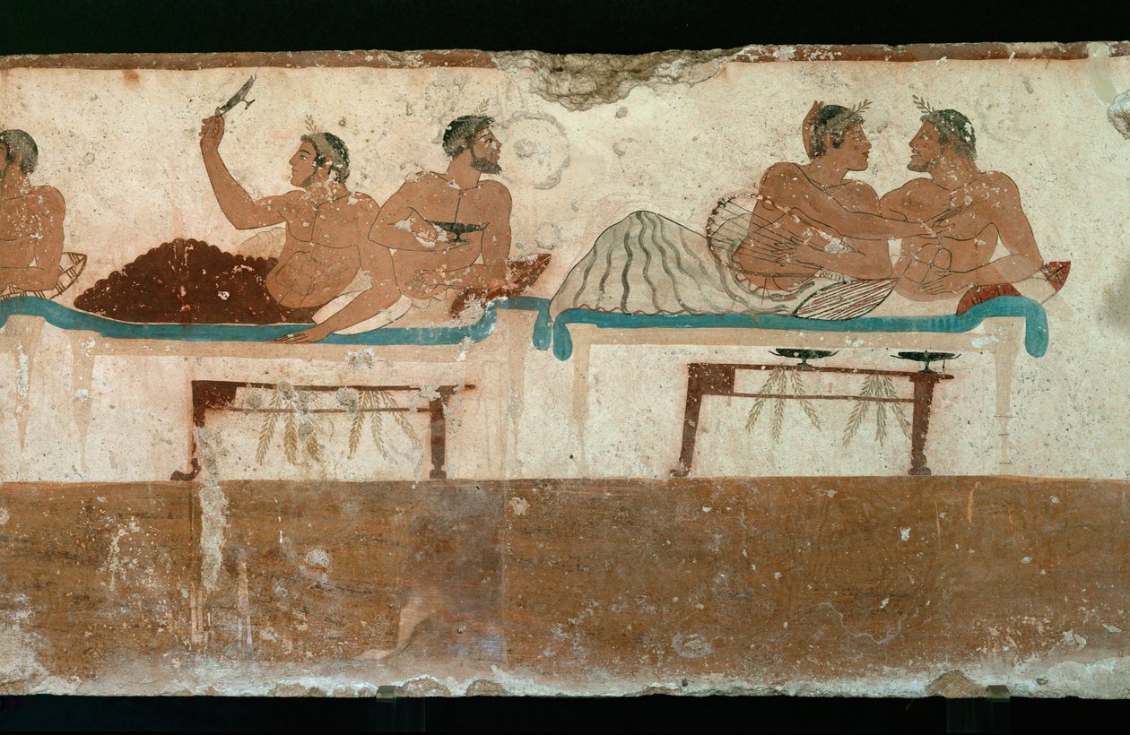 Pohřební hostina od Erich Lessing