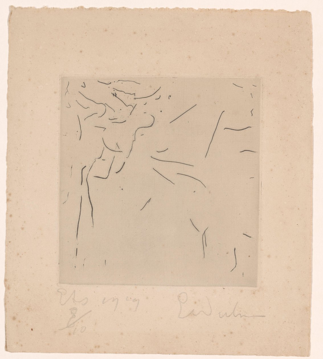 Abstraktní kompozice od Erich Wichmann (signed by artist)
