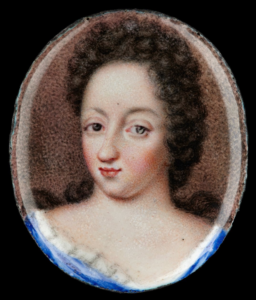 Miniaturní portrét královny Ulriky Eleonory starší, švédské královny 1680-1693 od Erik Utterhielm