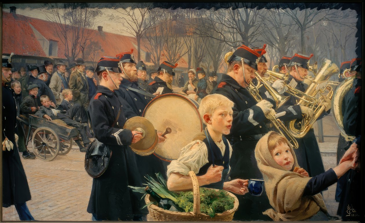 Střídání stráží, 1888 od Erik Hennigsen
