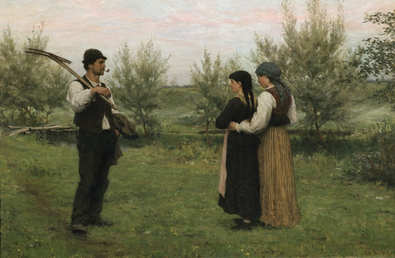 Schůzka od Erik Theodor Werenskiold