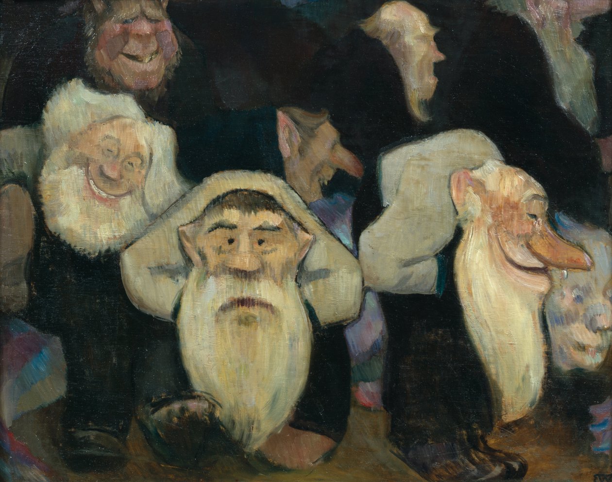Gnómové a skřítci od Erik Theodor Werenskiold