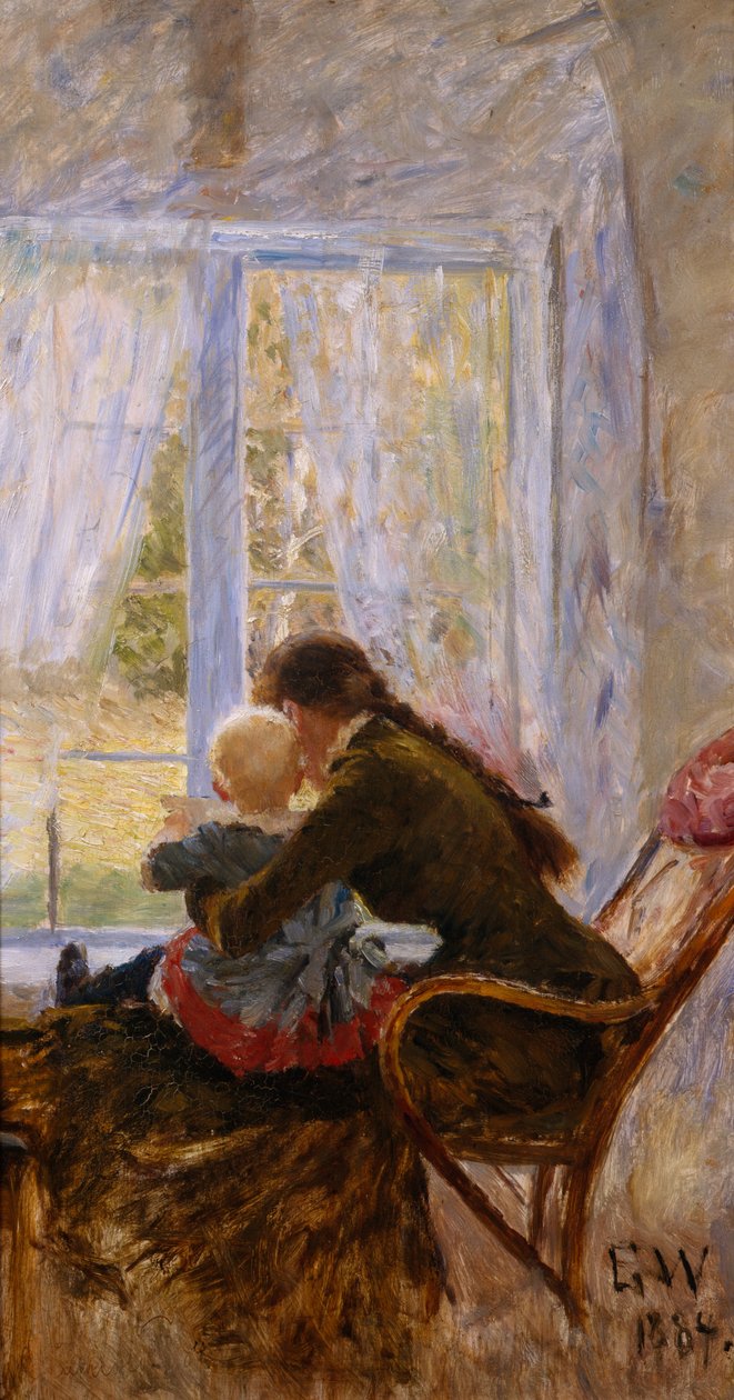 Ty a Bebe od Erik Theodor Werenskiold