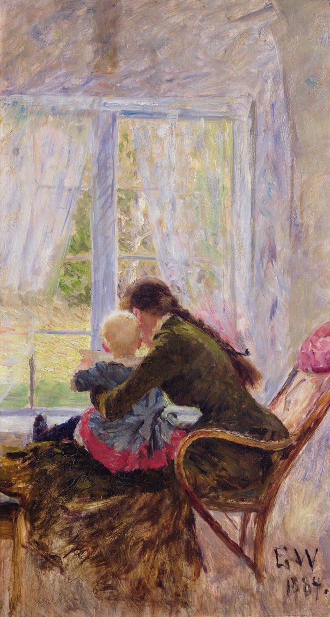 Ty a Bebe od Erik Theodor Werenskiold