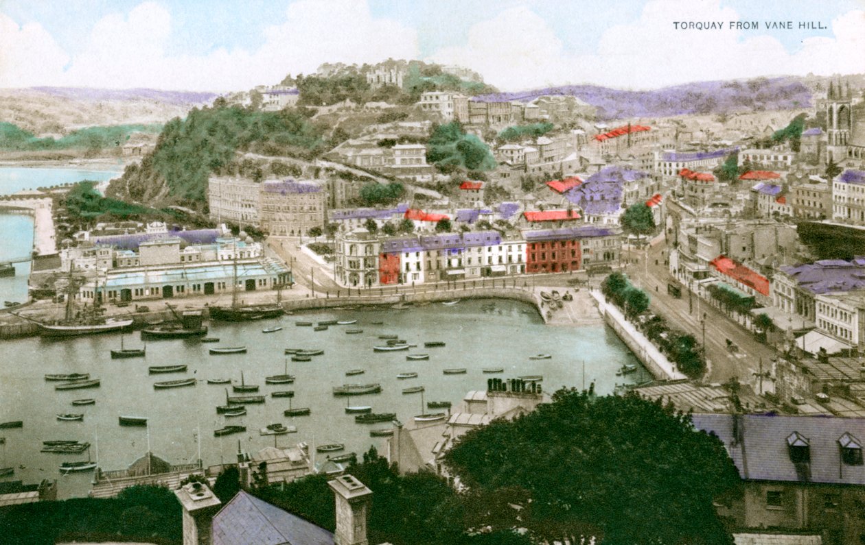 Torquay, Devon, počátek 20. století. od Ern Bishop