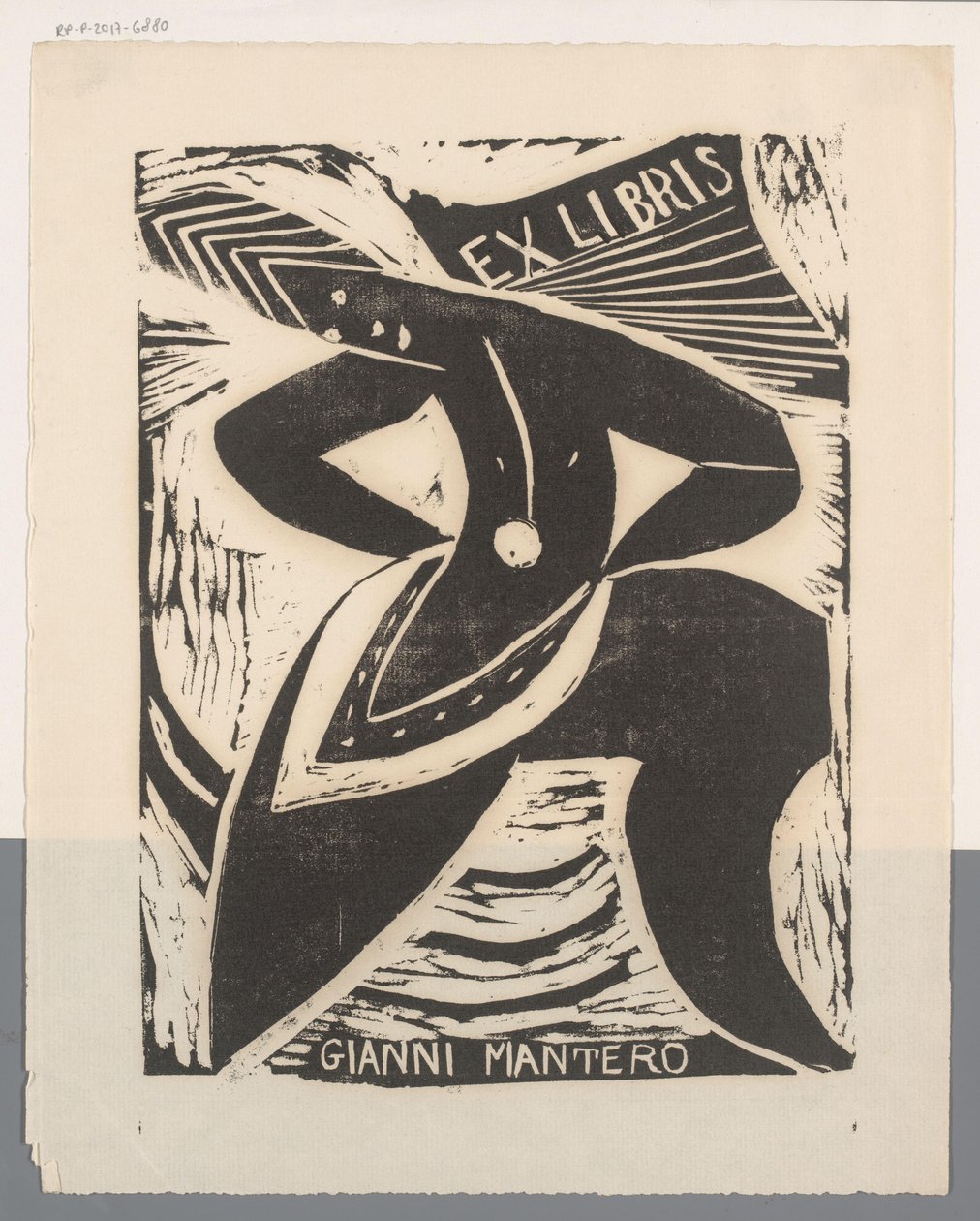 Ex libris van Gianni Mantero od Erna Levy Friedländer