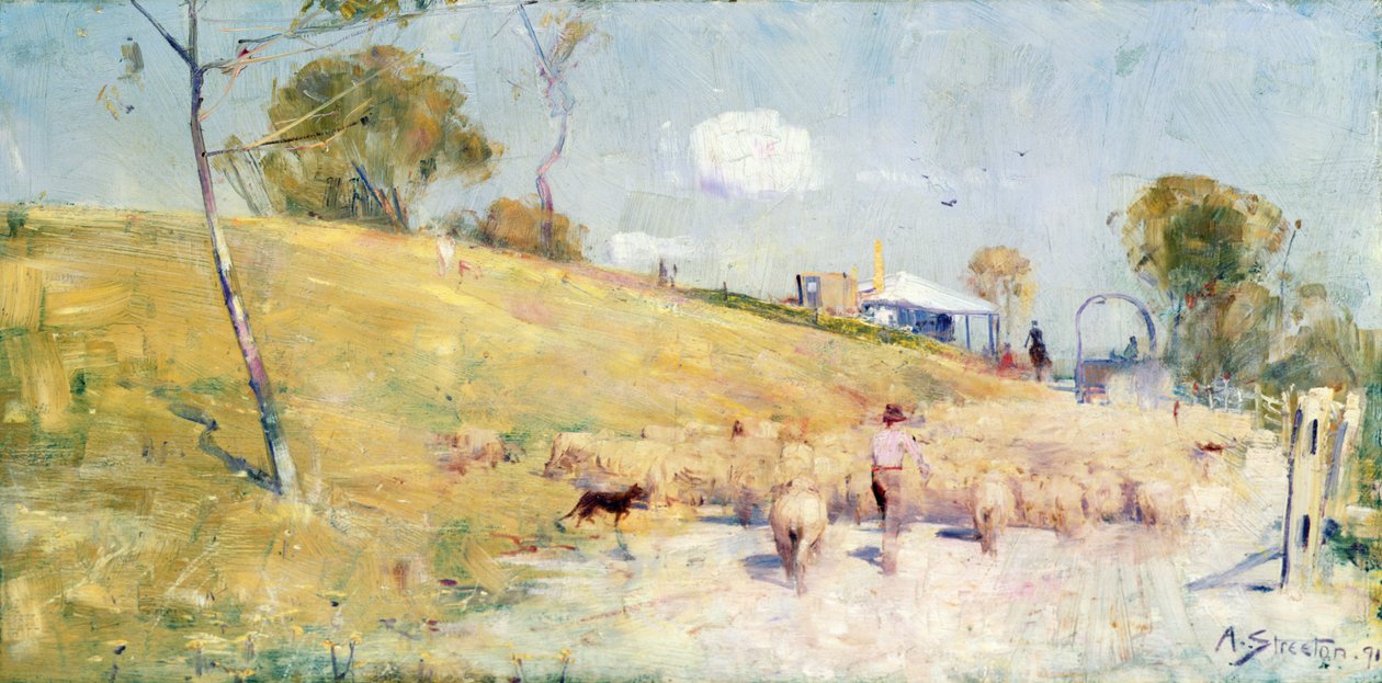 Summer Driving, Austrálie od Arthur Streeton
