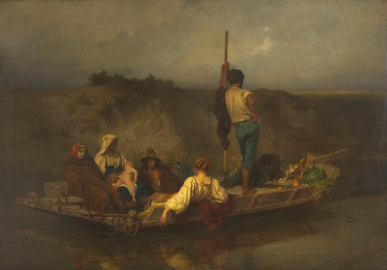 Malárie od Antoine Auguste Ernest Herbert or Hebert