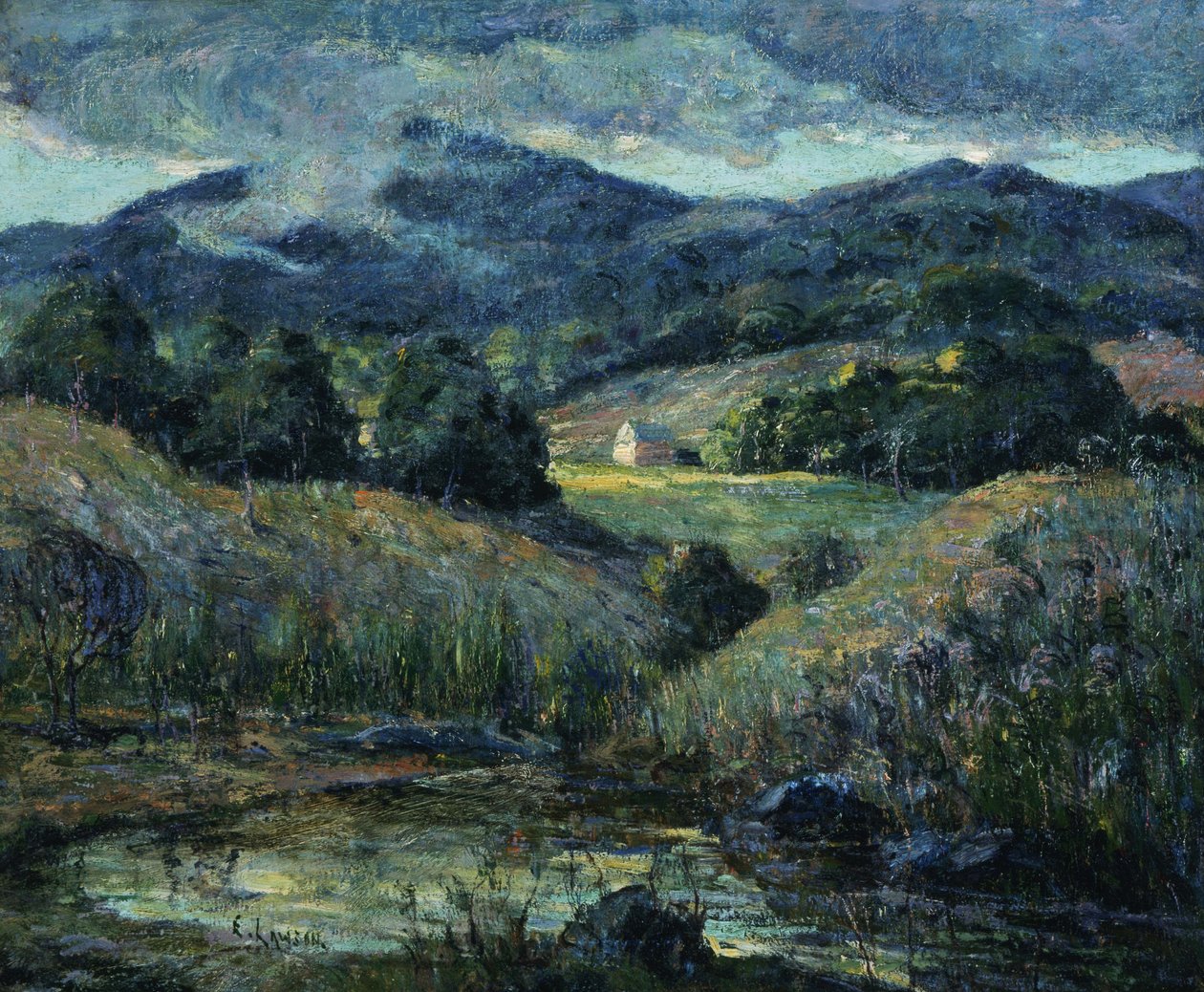 Blížící se bouře od Ernest Lawson