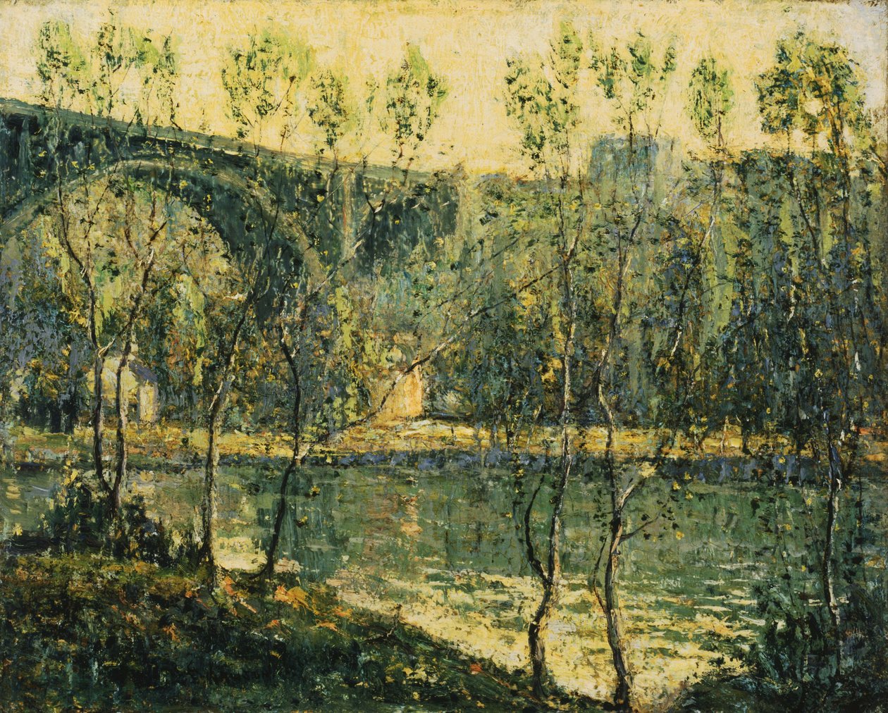 Jarní ráno od Ernest Lawson