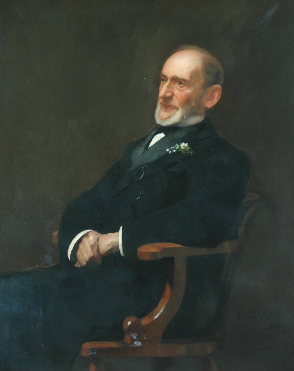 Sir Jacob Behrens, 1889 od Ernest Leopold Sichel